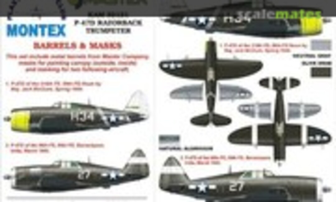 1:32 Republic P-47D Thunderbolt (Montex KAM32121) KAM32121