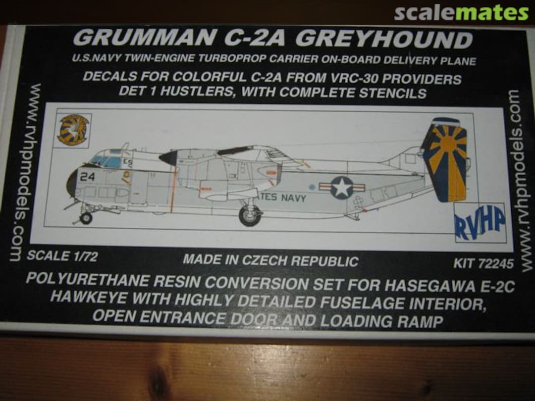 Boxart Grumman C-2A Greyhound 72245 RVHP Boxart Grumman C-2A Greyhound 72245 RVHP
