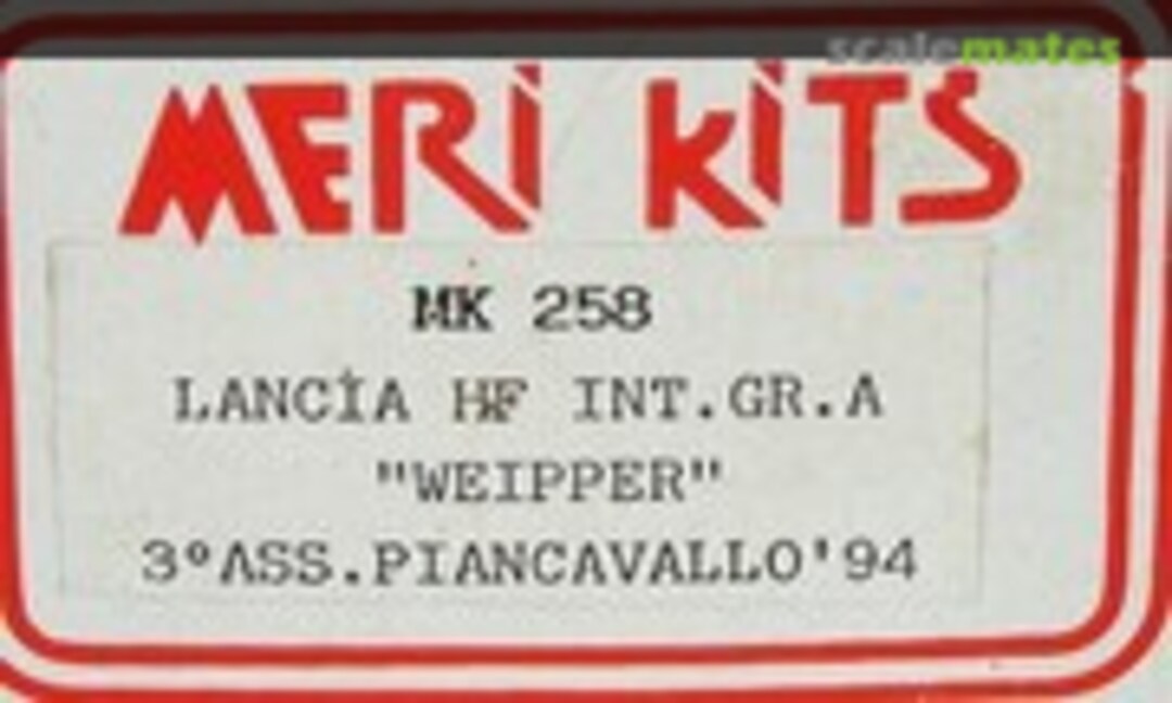 Lancia HF integrale Gr. A &quot;Weipper&quot; (Meri Kits MK258)