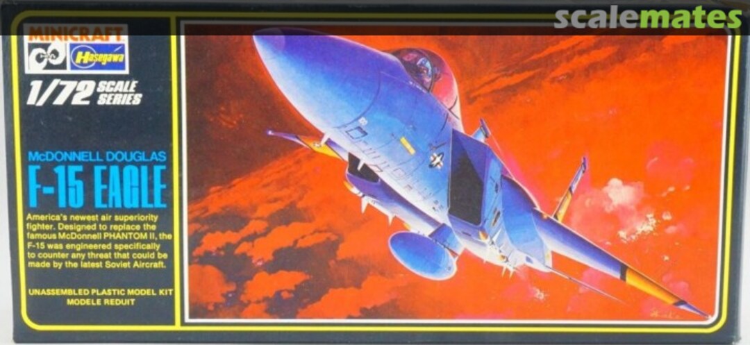 Boxart McDonnell Douglas F-15 Eagle 093 Minicraft Hasegawa Boxart McDonnell Douglas F-15 Eagle 093 Minicraft Hasegawa