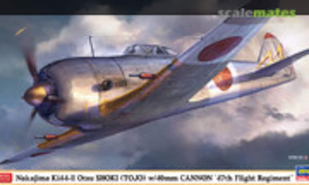 1:48 Nakajima Ki44-II Otsu Shoki (Tojo) w/40mm Cannon '47th Flight Regiment' (Hasegawa 07463)