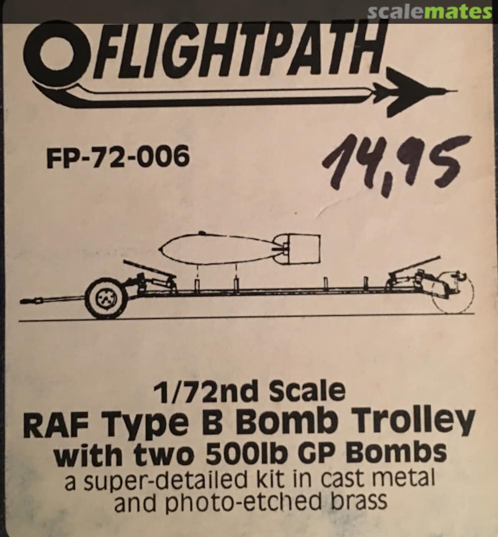 Boxart RAF Type B Bomb Trolley FP-72-006 Flightpath Boxart RAF Type B Bomb Trolley FP-72-006 Flightpath