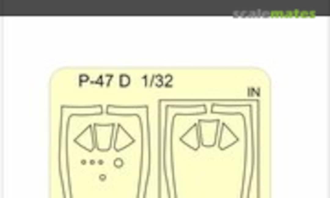 1:32 P-47D Thunderbolt - Masks - Hasegawa - (HGW Models 632420) 632420