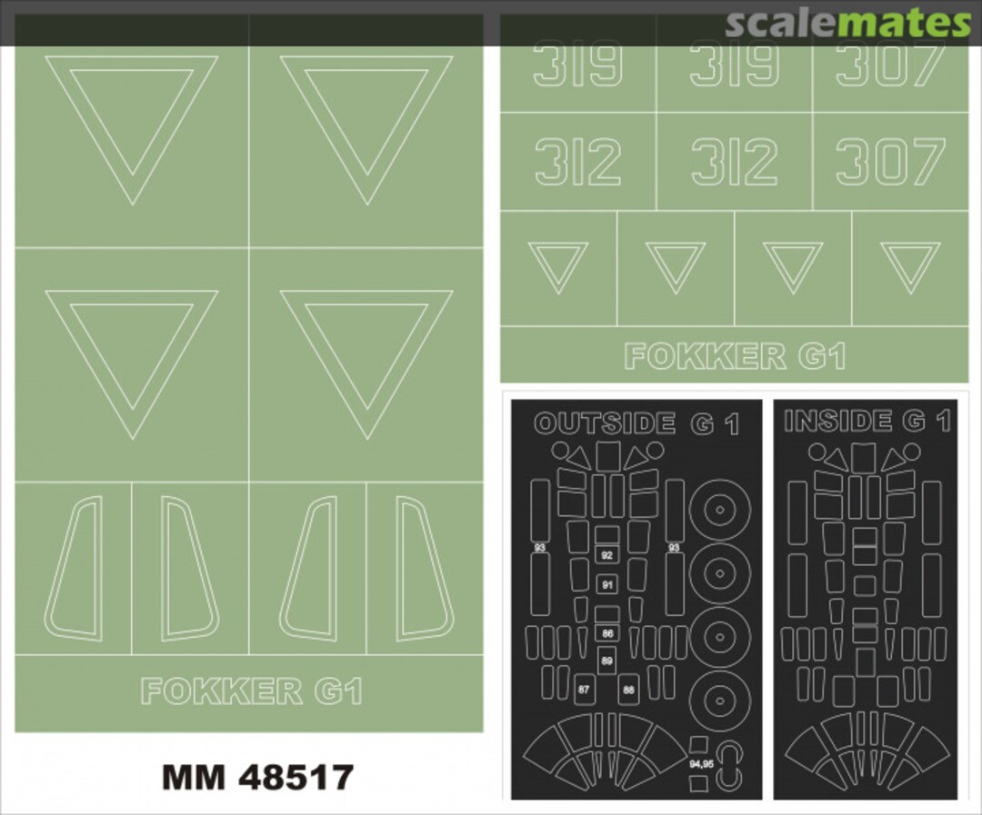 Boxart Fokker G-1a MM48517 Montex Boxart Fokker G-1a MM48517 Montex