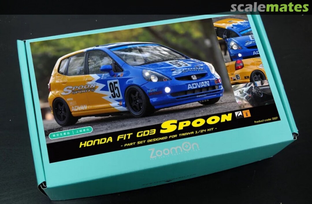 Boxart Honda Fit GD3 Spoon part set Z027 ZoomOn Boxart Honda Fit GD3 Spoon part set Z027 ZoomOn