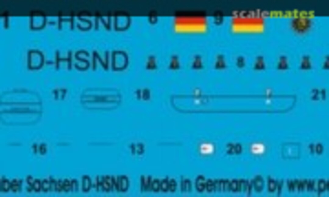 1:32 EC 135 Polizeihubschrauber Sachsen D-HSND (Peddinghaus-Decals EP 2376) EP 2376