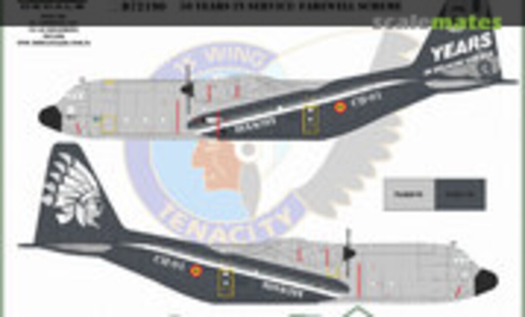 1:144 Belgian C-130 Hercules 50 years in service - Farewell scheme (ModelMaker D144190) D144190