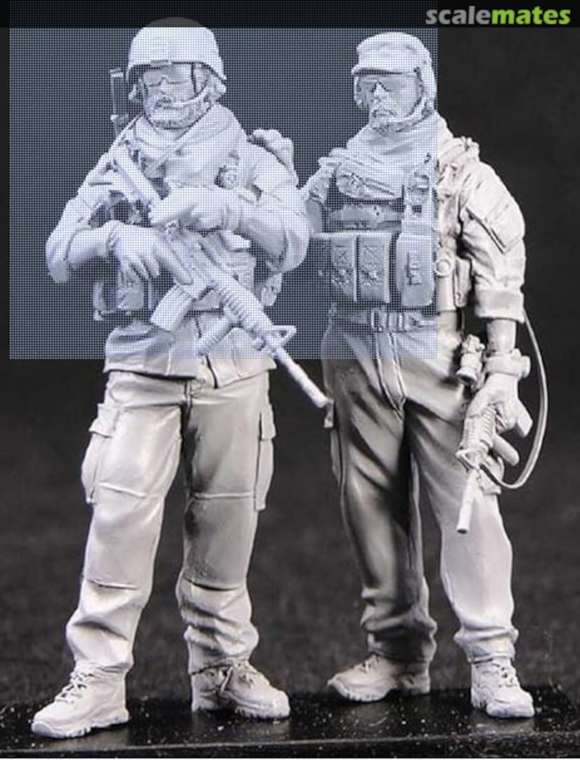 Boxart Figurine de soldat en résine Scène militaire US Commando (2 personnes) Unknown Boxart Figurine de soldat en résine Scène militaire US Commando (2 personnes) Unknown