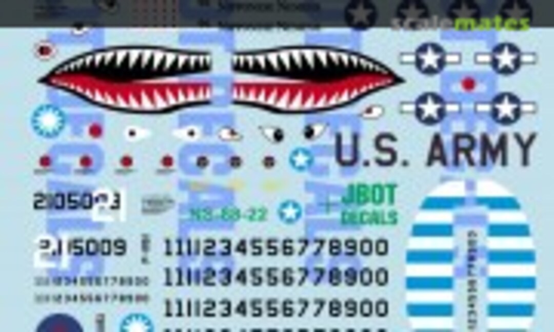 1:Egg Egg P-40 Sharkmouth (JBOT Decals )