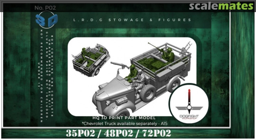 Boxart L.R.D.G - stowage & figures 35P02 Dogfight Workshop Boxart L.R.D.G - stowage & figures 35P02 Dogfight Workshop