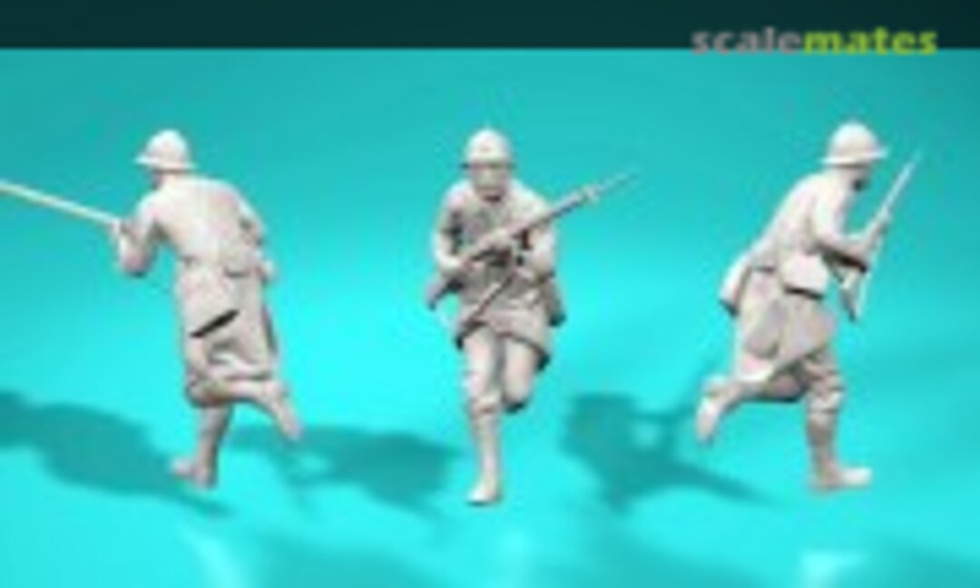 1:72 WWI French soldier - Running (EMP3d 99203603-72) 99203603-72