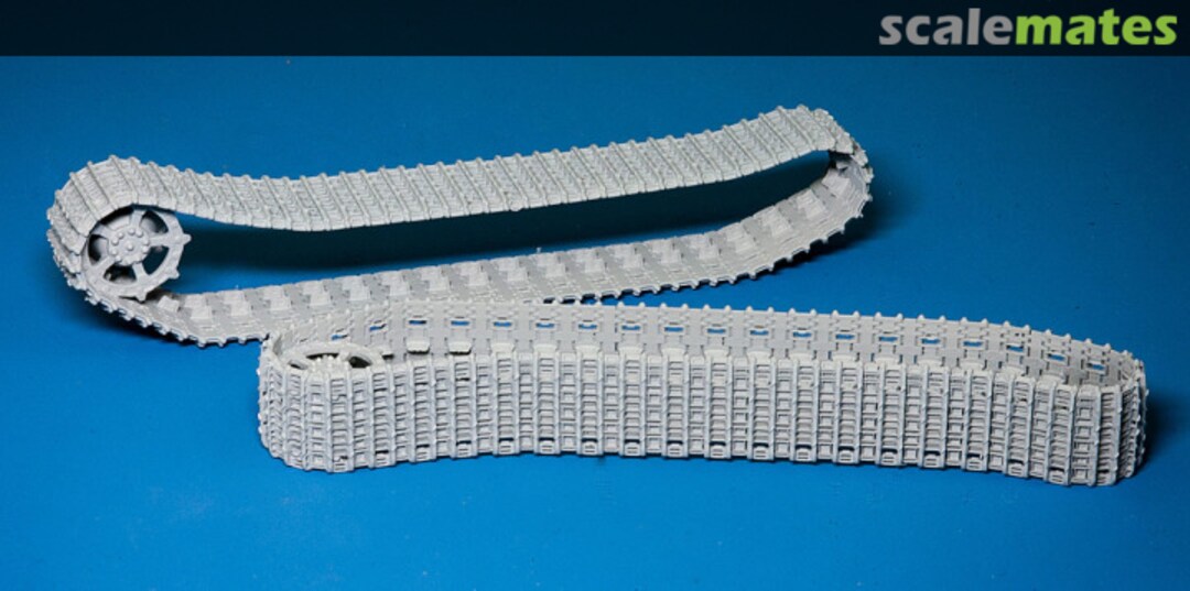 Boxart Kingtiger Tracks and Sprockets w/Spare tracks DE72030 Fat Frog Scale Models