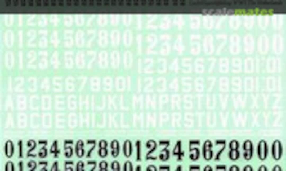 1:72 Early Dutch Insignia and Serials (Dutch Decal 72071)