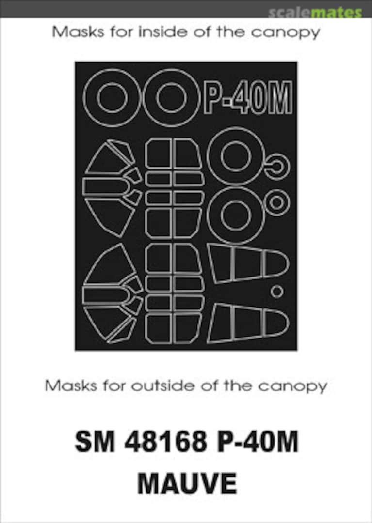 Boxart Curtiss P-40M Kittyhawk SM48168 Montex