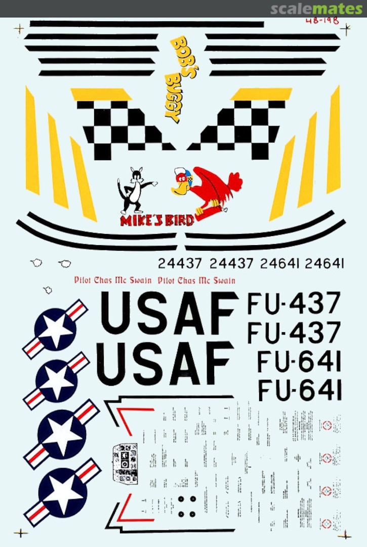Boxart F-86F over Korea 48-198 Microscale Boxart F-86F over Korea 48-198 Microscale