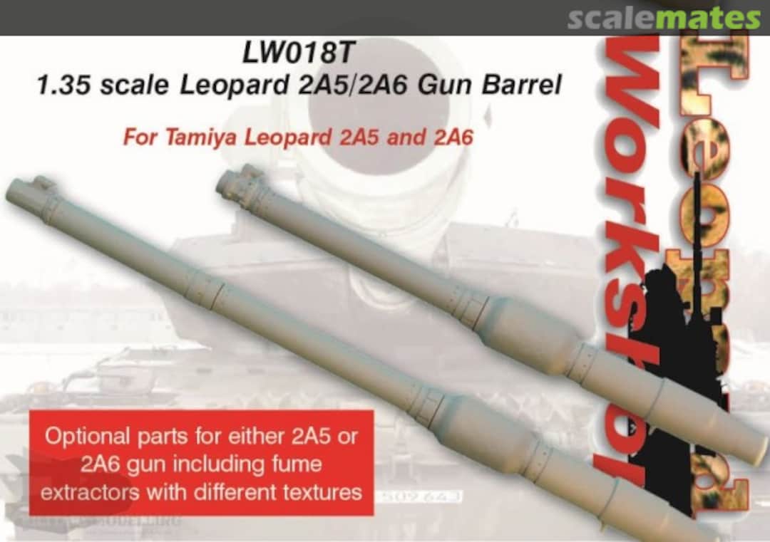 Boxart Leopard 2A5/2A6 Barrel LW018T Leopard Workshop Boxart Leopard 2A5/2A6 Barrel LW018T Leopard Workshop