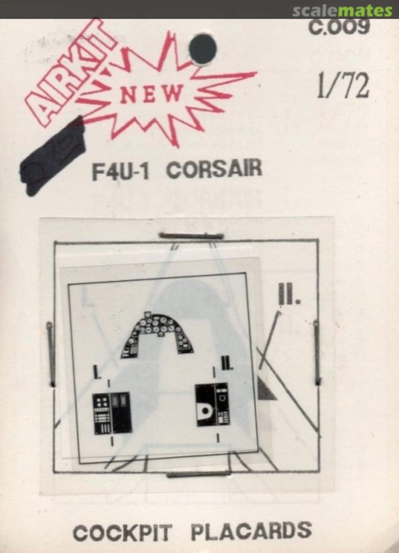 Boxart F4U-1 Corsair C.009 Airkit Boxart F4U-1 Corsair C.009 Airkit