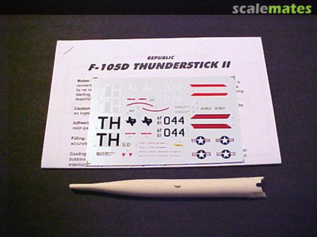 Boxart Republic F-105D Thunderstick II C&H Aero Miniatures Boxart Republic F-105D Thunderstick II C&H Aero Miniatures