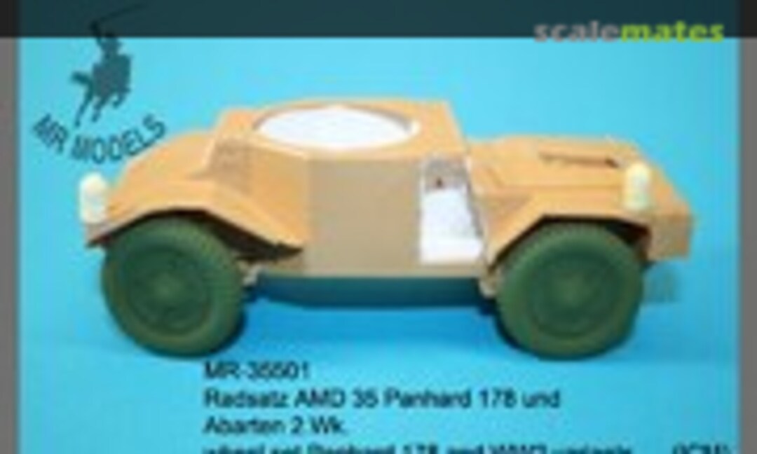 1:35 wheel set Panhard 178 and WW2 variants (MR Modellbau MR-35501) MR-35501