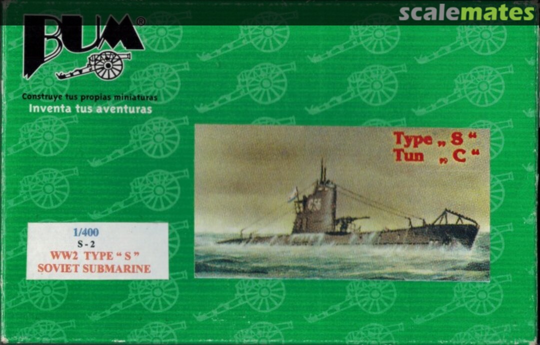 Boxart WW2 Type "S" Soviet Submarine 1400S-2 Bum Boxart WW2 Type "S" Soviet Submarine 1400S-2 Bum