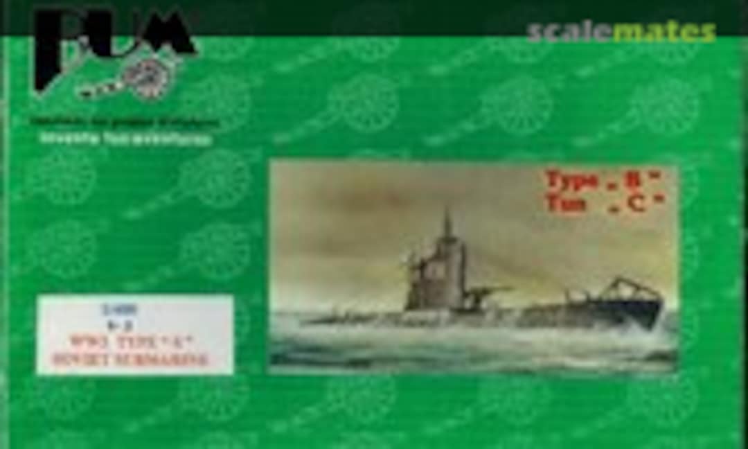 1:400 WW2 Type "S" Soviet Submarine (Bum 1400S-2) 1400S-2