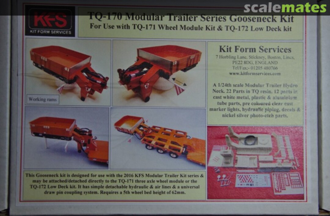 Boxart Modular Trailer TQ-170 Kit Form Services Boxart Modular Trailer TQ-170 Kit Form Services