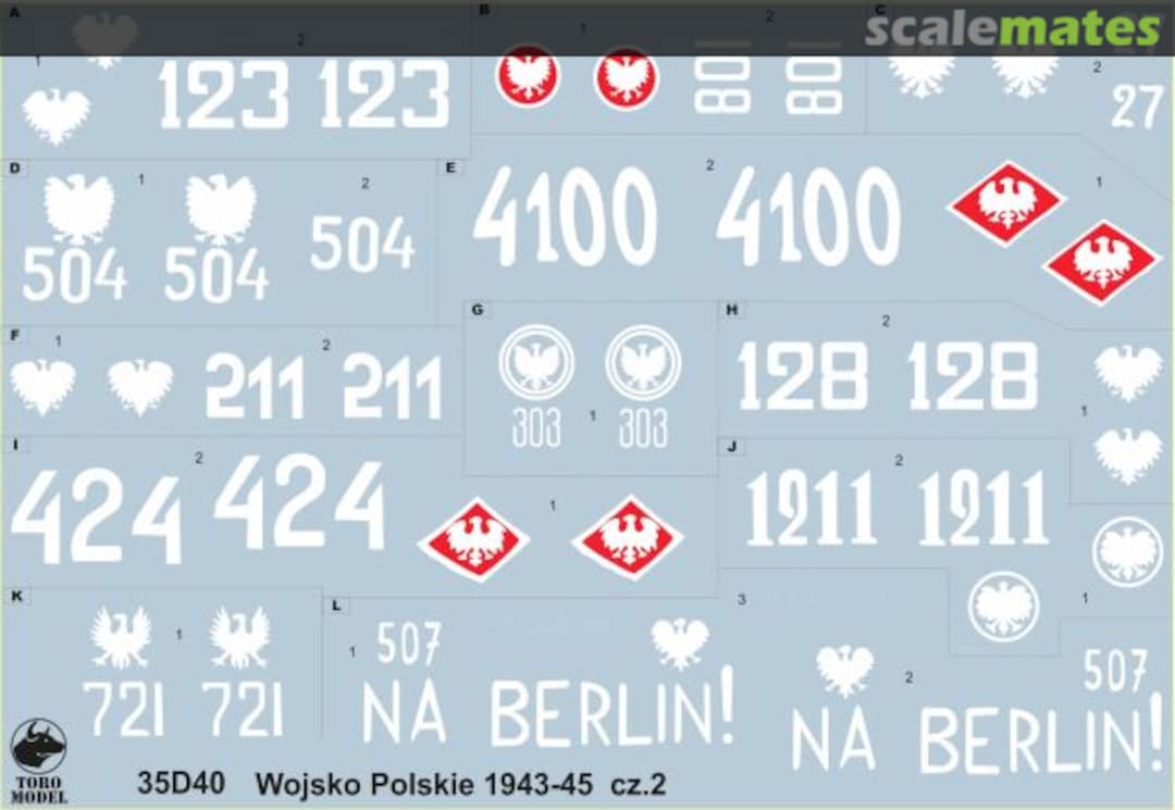 Boxart Polish Army 1943-45 Vol.2 35D40 ToRo Model