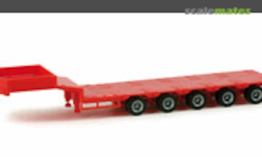 1:87 Goldhofer low boy trailer 5-axle with enclosed chutes (Herpa 076388)