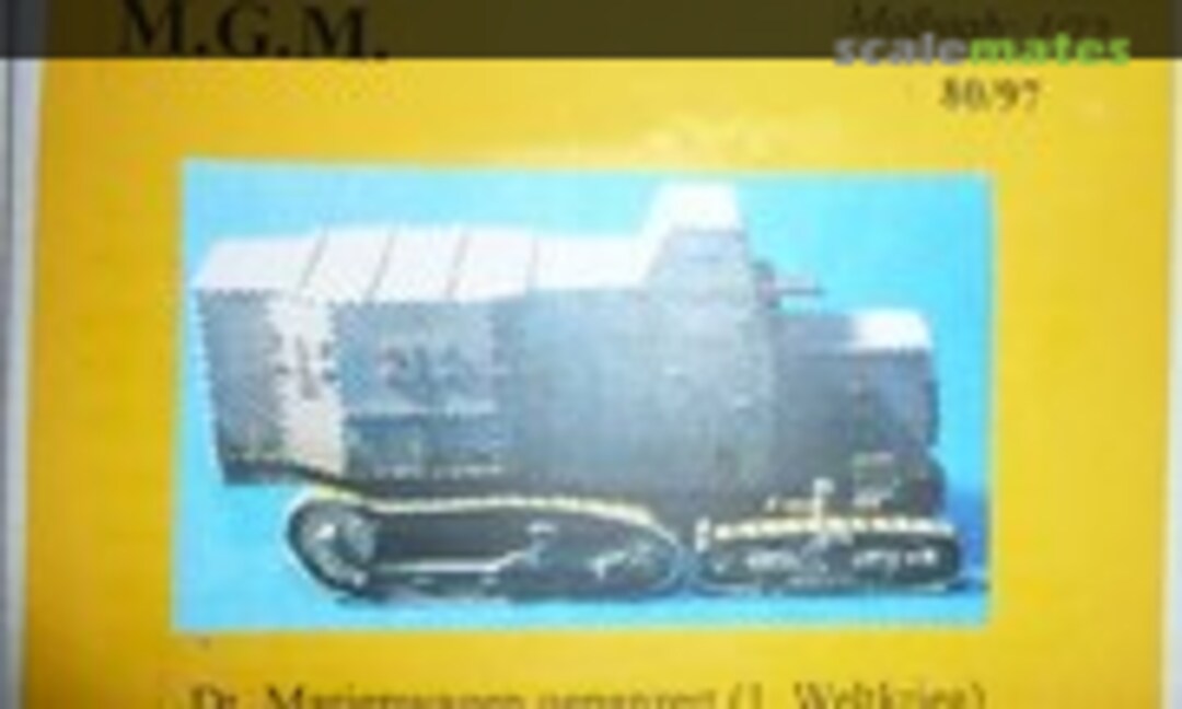 1:72 Dt. Marienwagen gepanzert (M.G.M. 80/97) 80/97