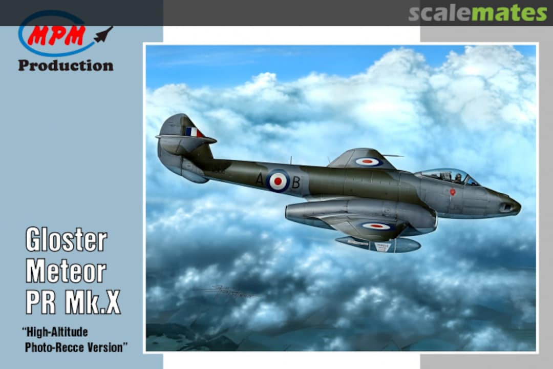 Boxart Gloster Meteor PR Mk.10 72560 MPM Production