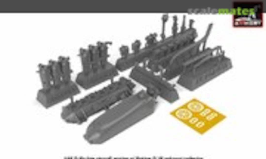 1:48 BMW D.IIIa aircraft engine (Armory ACA4817)
