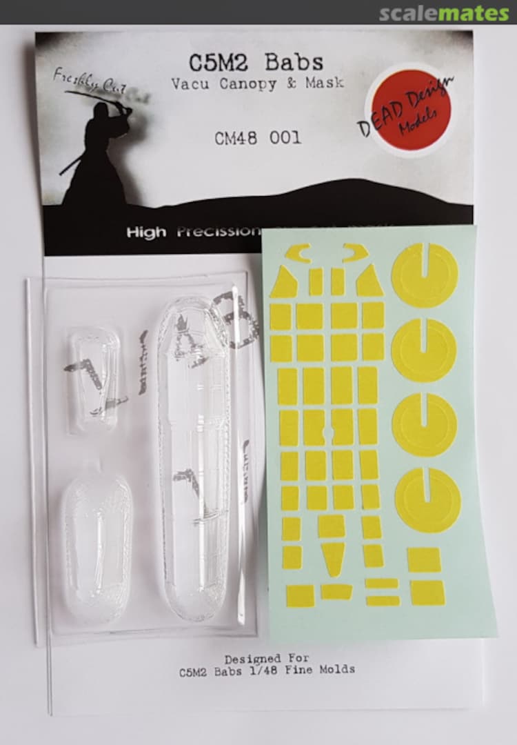 Boxart Mitsubishi C5M2 Vacu Canopy & Mask CM48001 DEAD Design Models