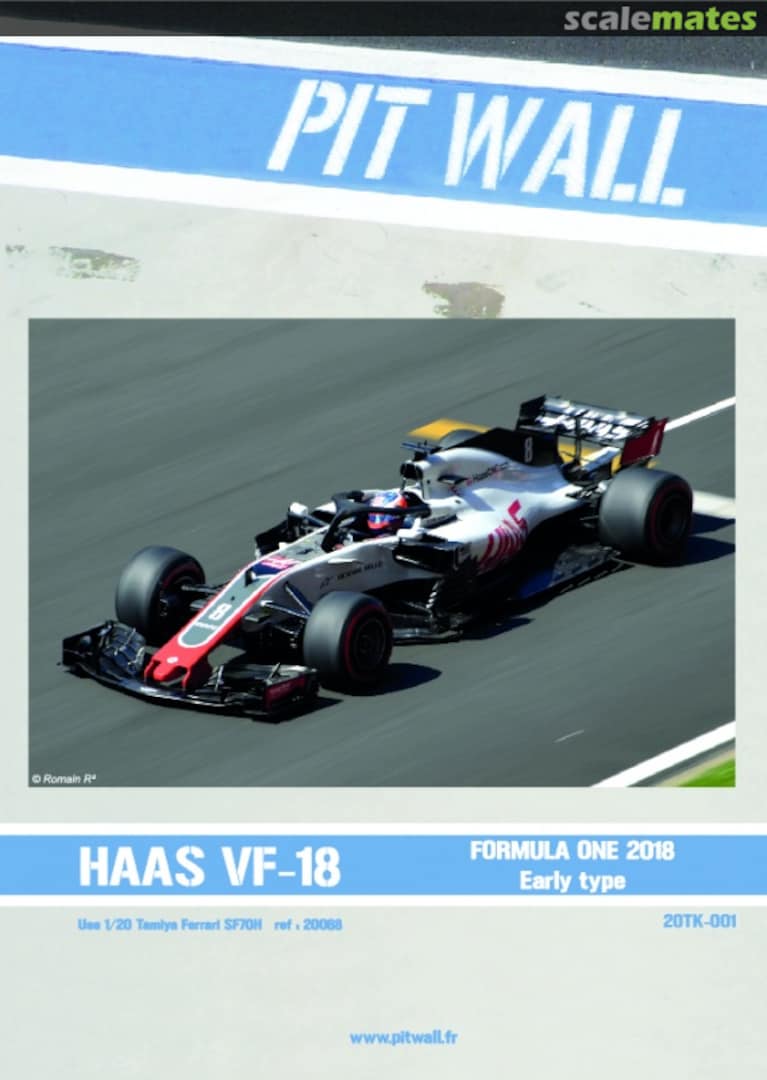 Boxart HAAS VF-18( Use with kit Ferrari SF70h ) 20TK-001 Pit Wall Boxart HAAS VF-18( Use with kit Ferrari SF70h ) 20TK-001 Pit Wall