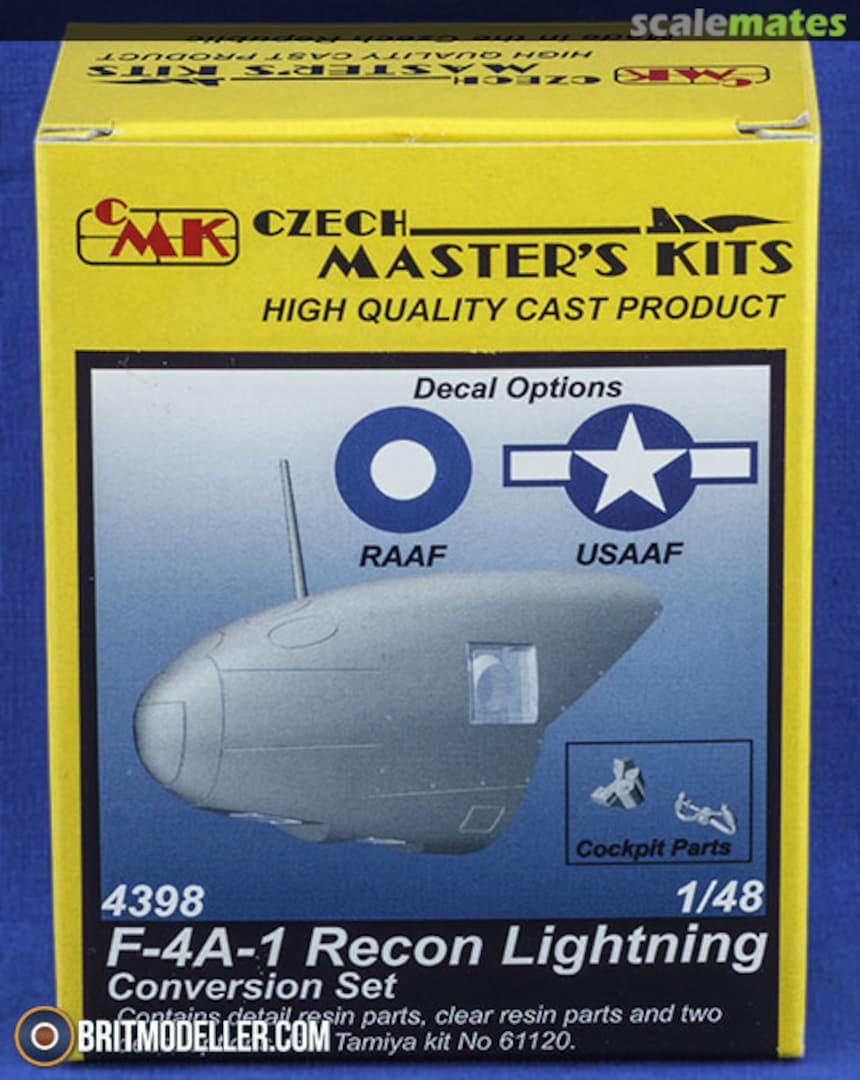 Boxart F-4A-1 Recon Lightning Conversion Set 4398 CMK Boxart F-4A-1 Recon Lightning Conversion Set 4398 CMK