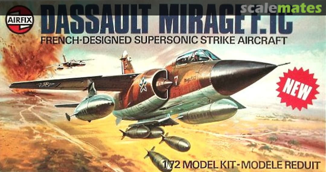 Boxart Dassault Mirage F.1C 04022-2 Airfix Boxart Dassault Mirage F.1C 04022-2 Airfix