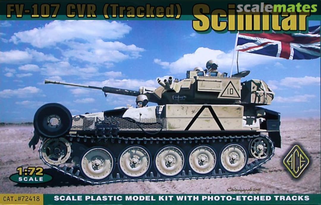 Boxart FV-107 CVR (Tracked) Scimitar 72418 ACE Boxart FV-107 CVR (Tracked) Scimitar 72418 ACE