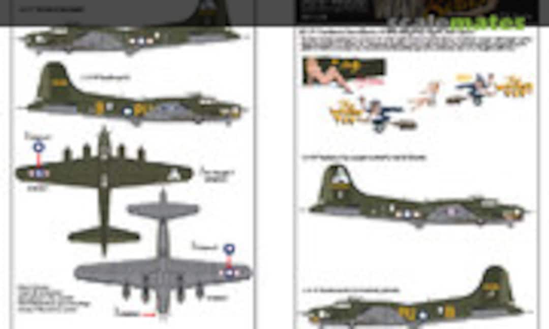 1:72 B-17F Fortress bombers of the Mighty Eighth Air Force (Kits-World KW172240) KW172240