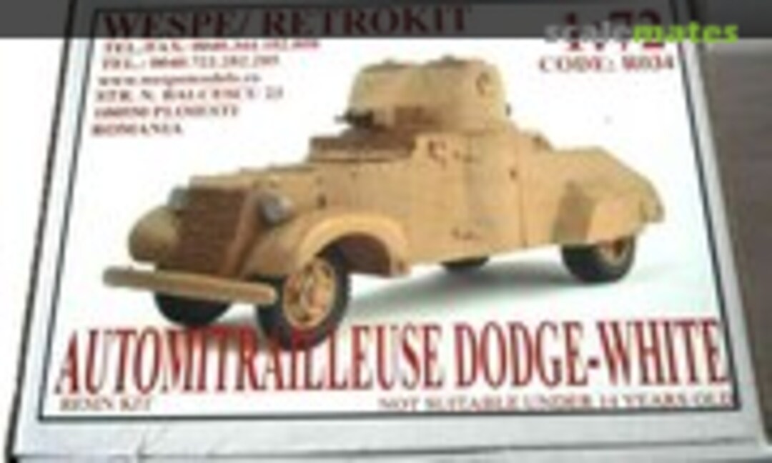 1:72 Automitrailleuse Dodge-White (Wespe Models WES 72117) WES 72117