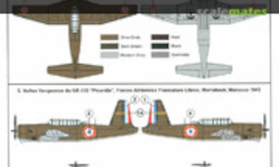 1:48 Armée de l'air Vultee Vengeance (AZmodel 4861decals)