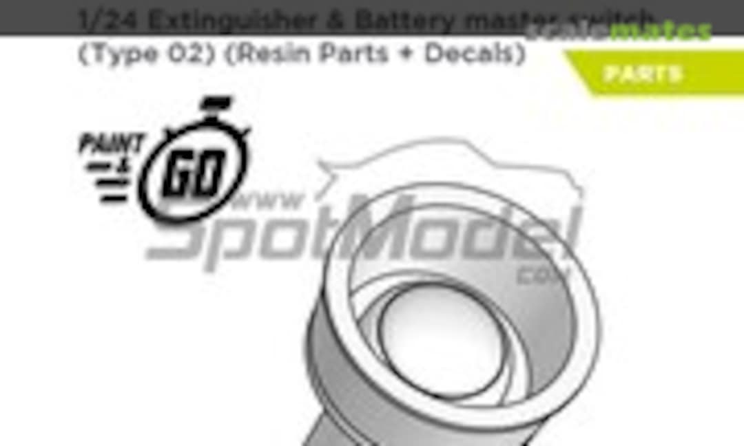 1:24 Extinguisher and battery master switch (Decalcas DCL-PAR118) DCL-PAR118