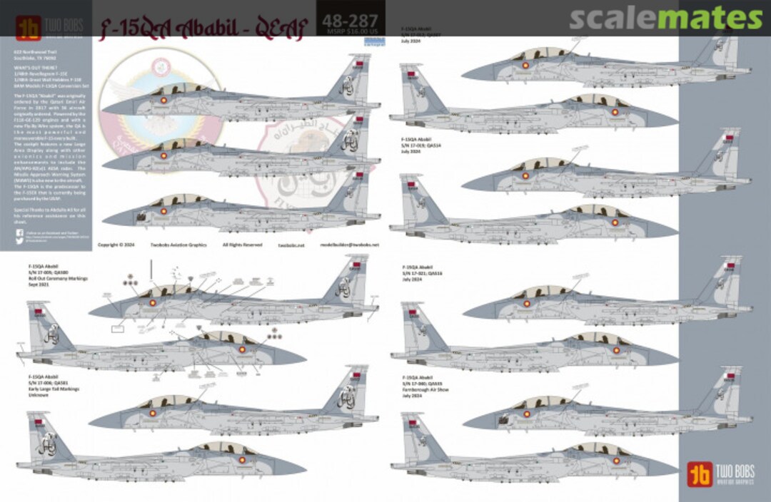 Boxart F-15QA Ababil - QEAF 48-287 TwoBobs Aviation Graphics Boxart F-15QA Ababil - QEAF 48-287 TwoBobs Aviation Graphics