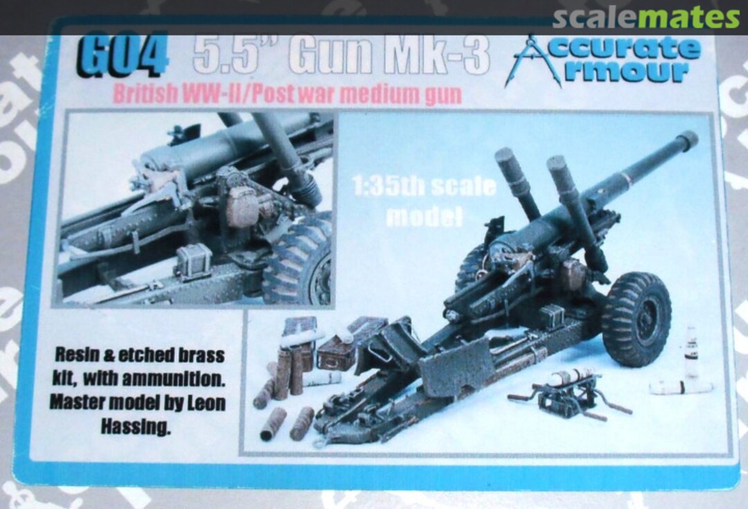 Boxart 5.5" Gun Mk-3 G04 Accurate Armour Boxart 5.5" Gun Mk-3 G04 Accurate Armour
