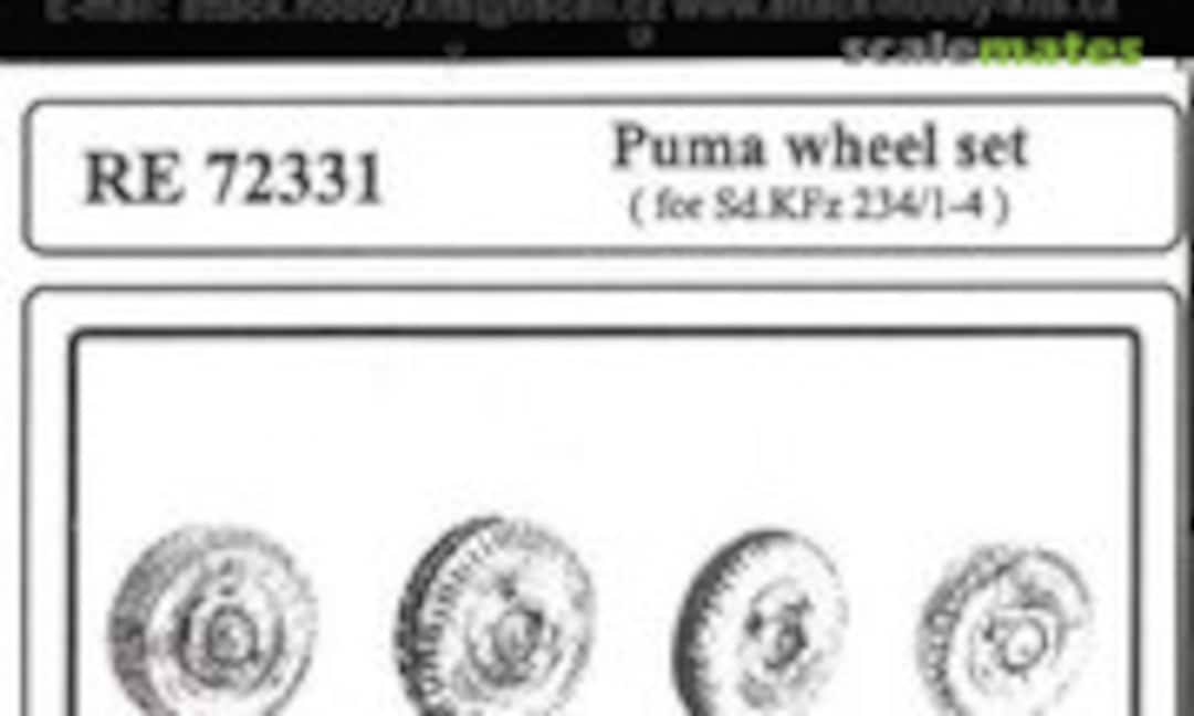1:72 Puma Wheel Set (for Sd.Kfz. 234/1-4) (Attack Hobby Kits 72331) 72331