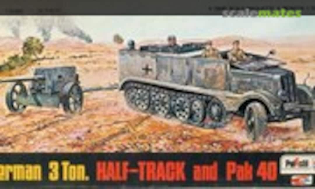 1:72 German 3 ton Half-Track and Pak 40 (Polistil 8054)