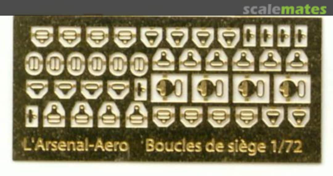 Boxart Photoetch seat buckles AC 72 19 L'Arsenal Aero Boxart Photoetch seat buckles AC 72 19 L'Arsenal Aero