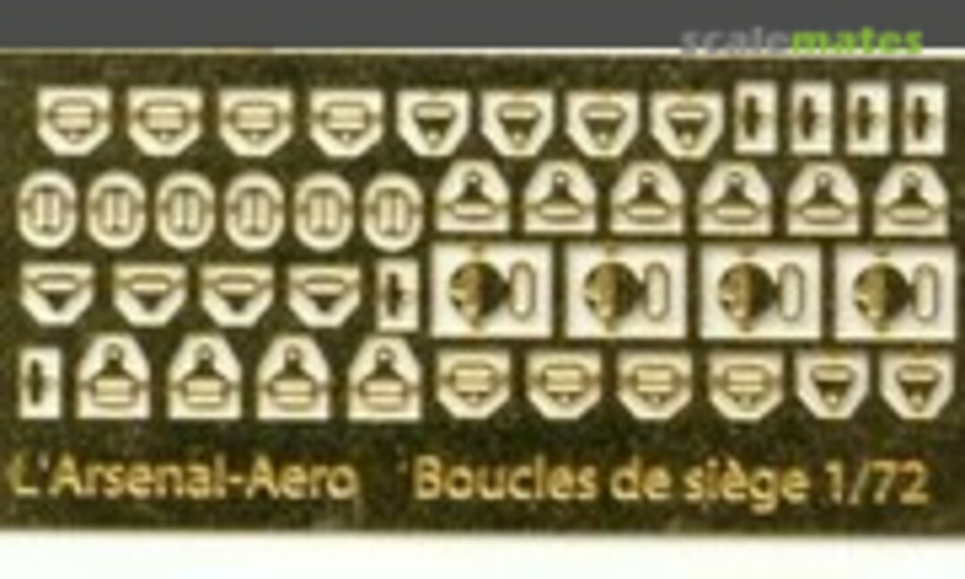 1:72 Photoetch seat buckles (L'Arsenal Aero AC 72 19)