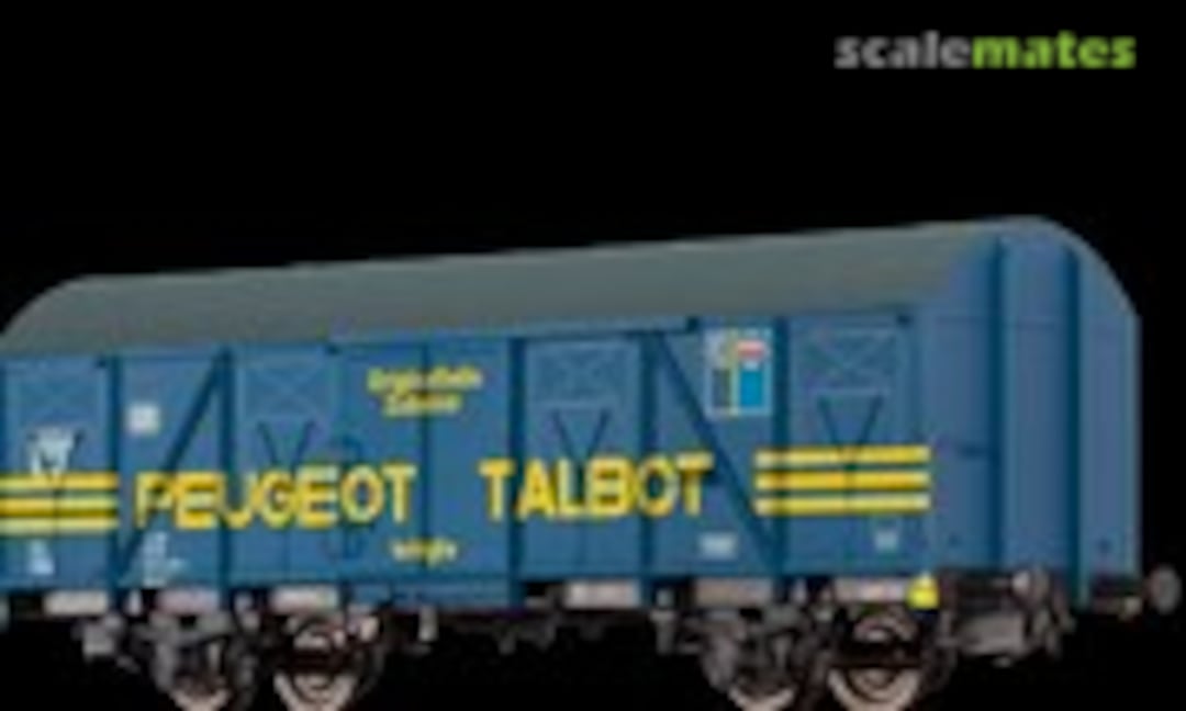 Covered freight car Gos-uv 253 &quot;Peugeot Talbot&quot; DB (Brawa 47267)
