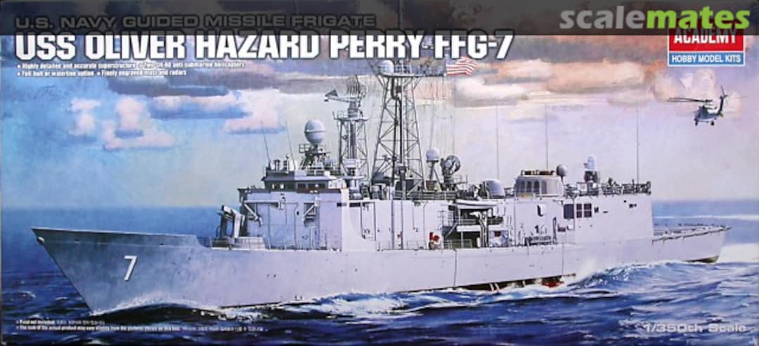 Boxart USS Oliver Hazard Perry FFG-7 14102 Academy Boxart USS Oliver Hazard Perry FFG-7 14102 Academy