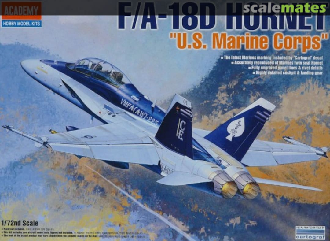 Boxart F/A-18D Hornet "U.S. Marine Corps" 12422 Academy Boxart F/A-18D Hornet "U.S. Marine Corps" 12422 Academy