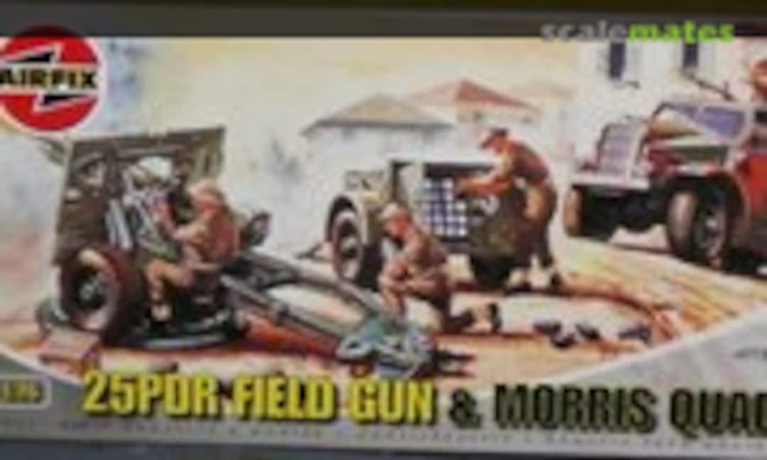 1:76 25Pdr Field Gun &amp; Morris Quad (Airfix A01305)